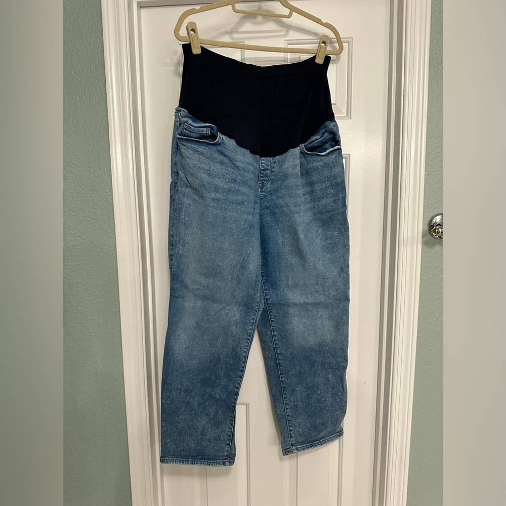 Plus size maternity jeans